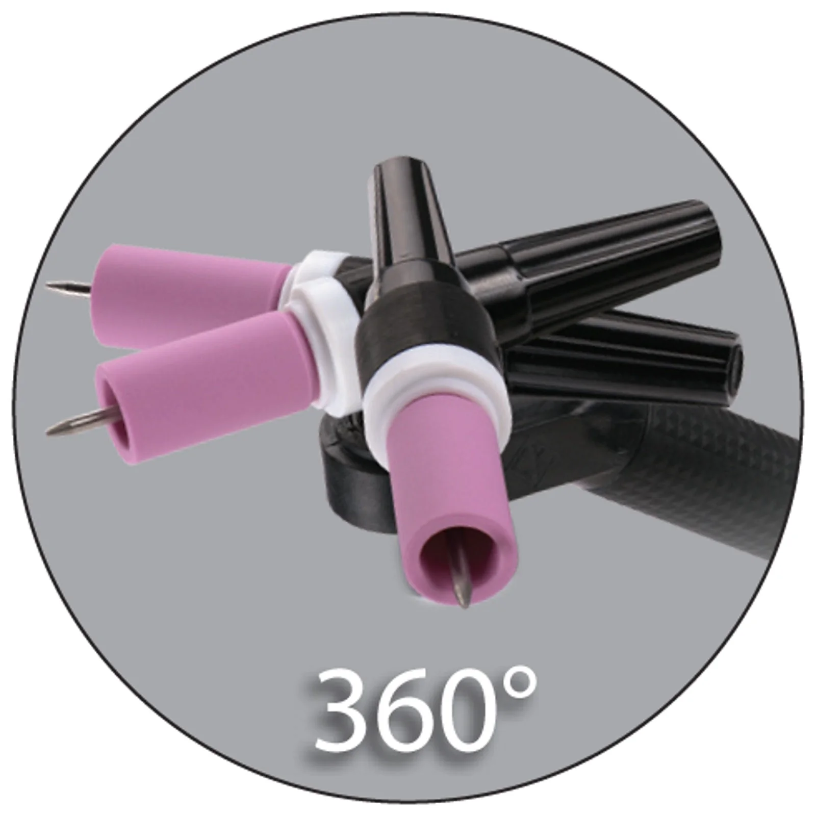 CK Worldwide Air-Cooled Flex-Loc TIG Torch Head (FL3L) - Image 2