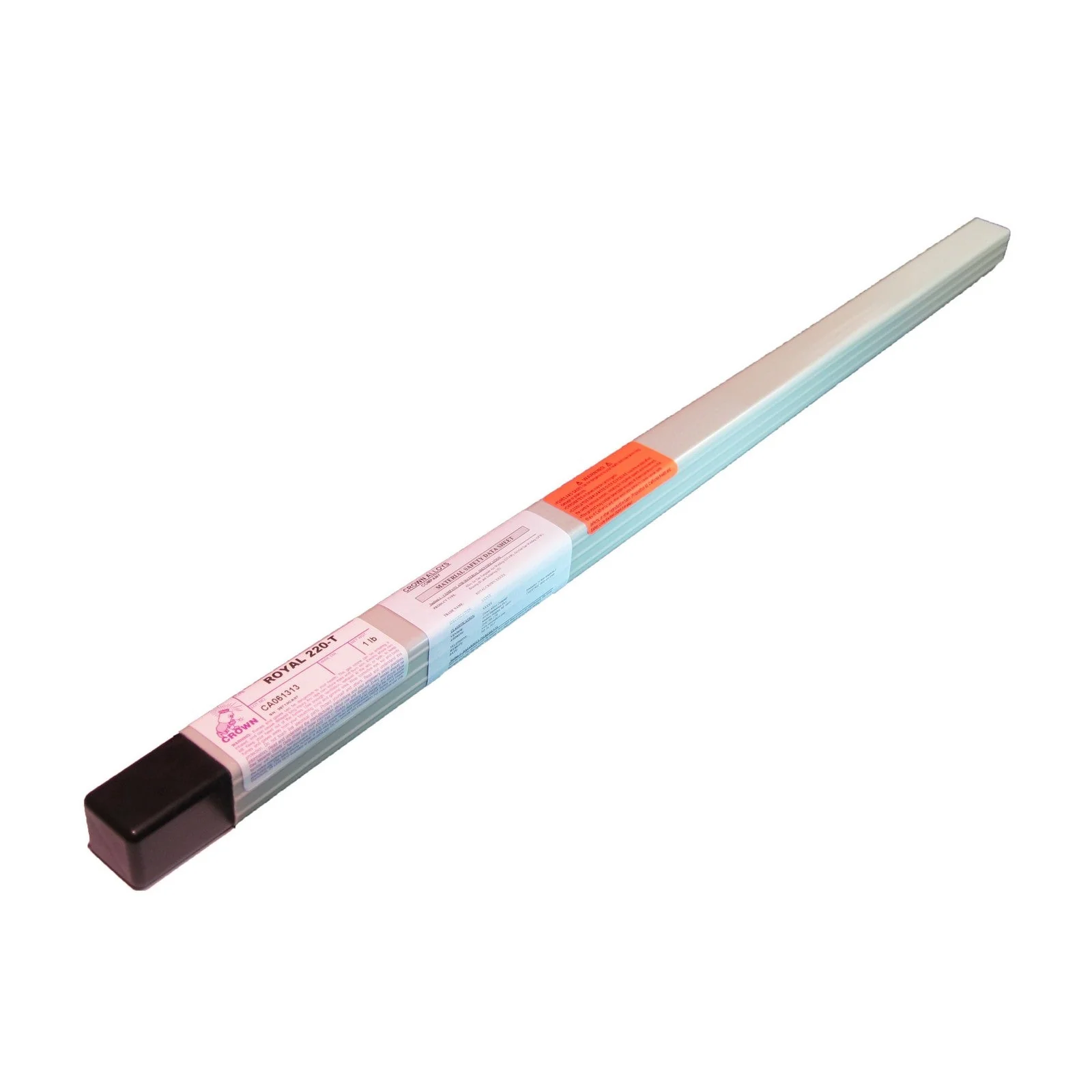 Crown Alloy .045 x 36" ROYAL 220-T BR.PKG. Super Alloy for All Steels TIG 1 lb TUBE (RT220/TG-BP)