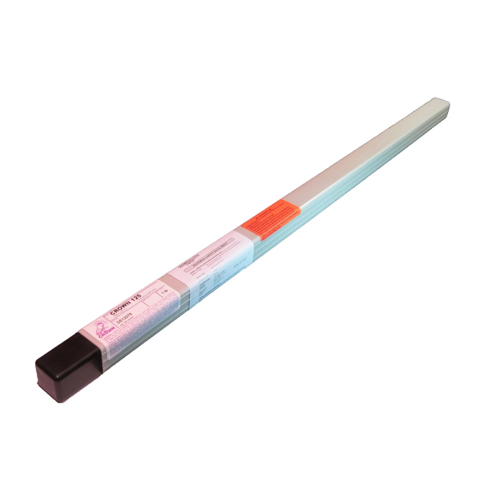 Crown Alloy 1/16 x 36" CROWN 125 BR.PKG. Bare Low-Fuming Bronze (RB CuZn-C) BRAZING 1 lb TUBE (CT125/TL-BP)