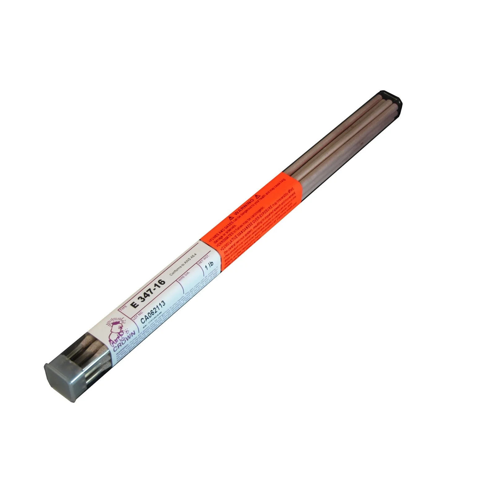 Crown Alloy 3/32 E 347-16 BR.PKG. Stainless Steel ELECTRODE 1 lb TUBE (SE347/EN-BP)