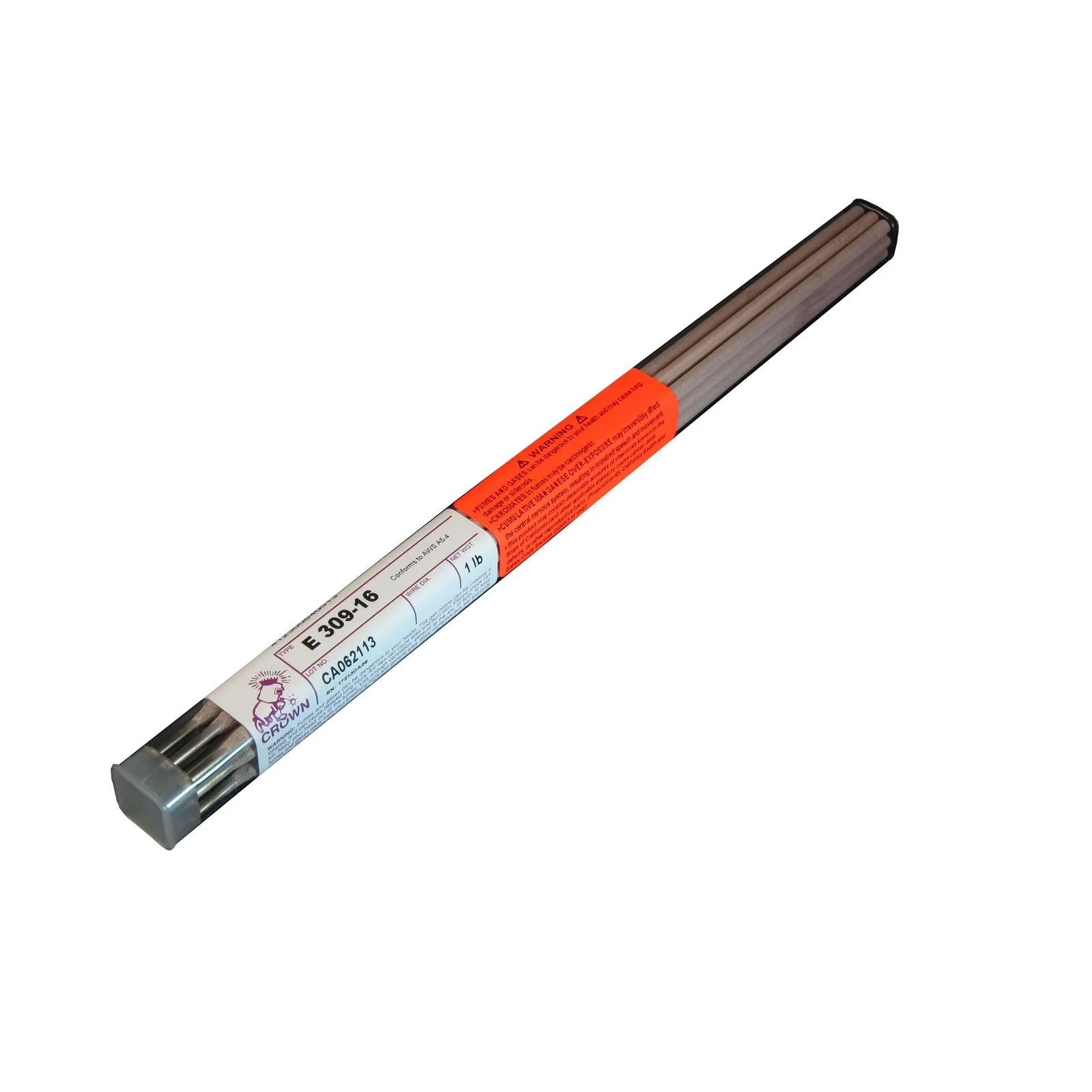 Crown Alloy 5/32 E 309-16 BR.PKG. Stainless Steel ELECTRODE 1 lb TUBE (SE309/EP-BP)