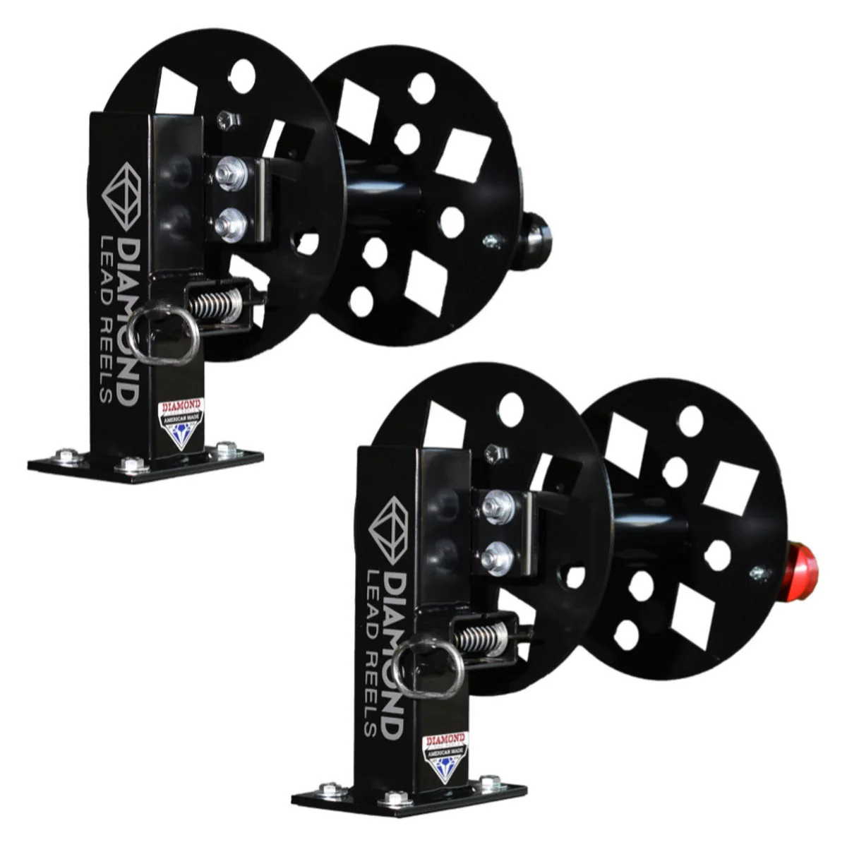 Diamond Lead Reels HD Fixed Base Pair of Single Reels (FBS-SETXXBLK) - Image 5