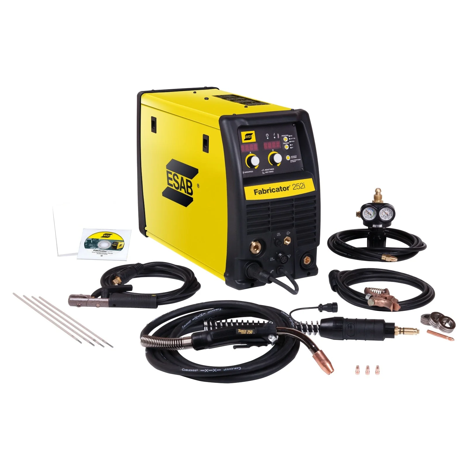 ESAB Fabricator 252I MIG, TIG, Stick Welder Pkg. With TIG Torch (W1004401, W4013600) - Image 2