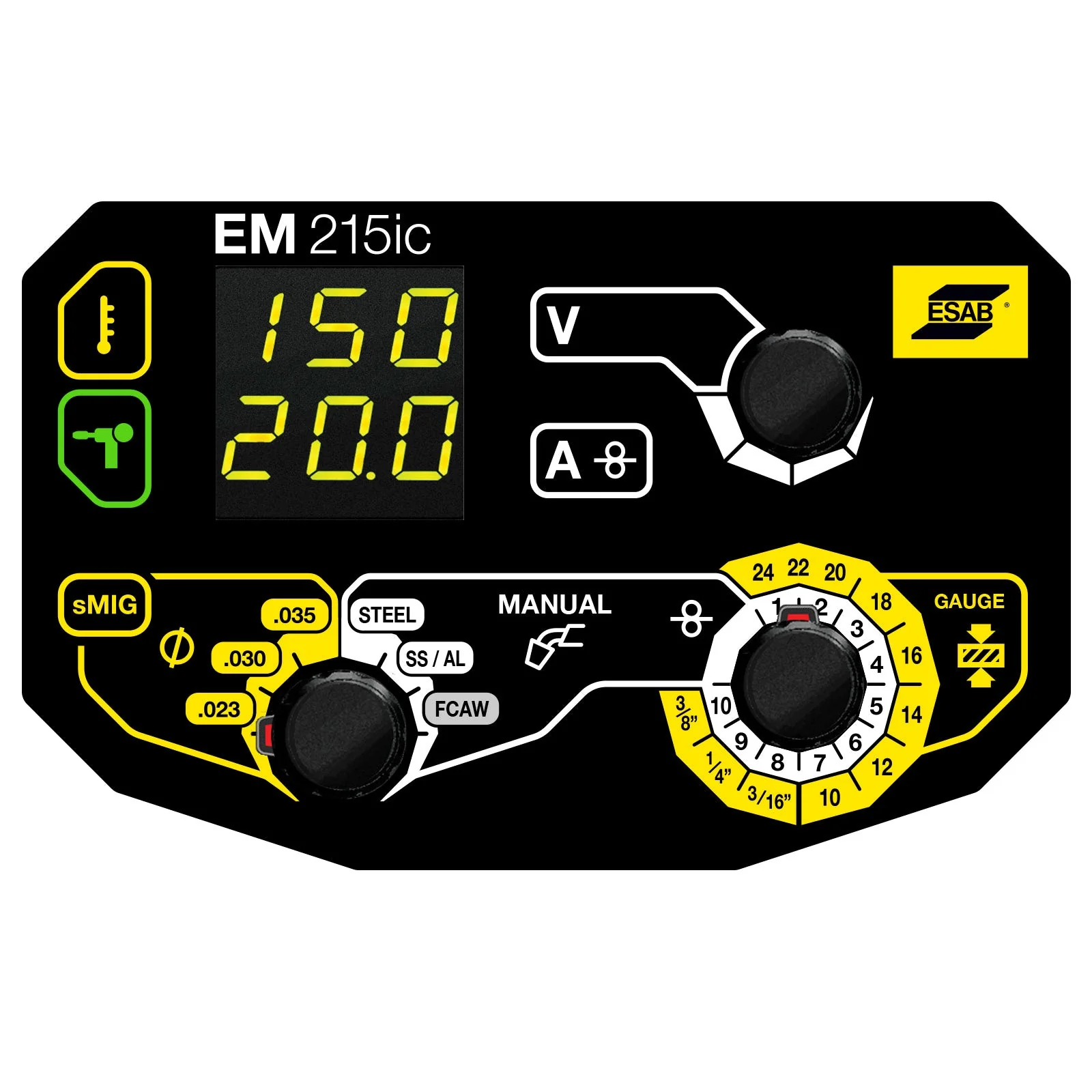 ESAB Rebel EM 215ic MIG Welder (MIG ONLY) with Spoolgun (0558102436) - Image 2