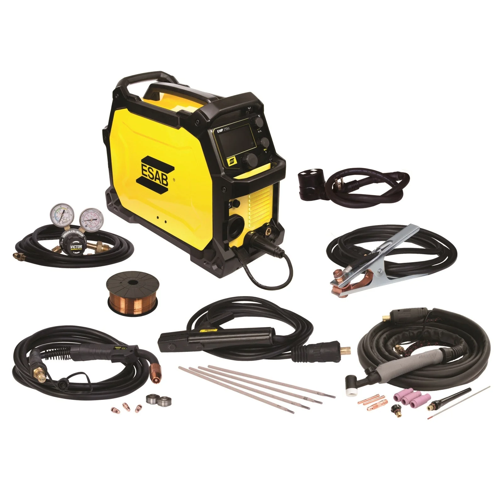 ESAB Rebel EMP 215ic Welder with Spoolgun and Foot Control (0558102240) - Image 4