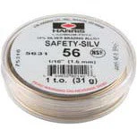 Harris 56% Silver Solder 1/16 X 1 Troy Ounce Pkg. (5631)
