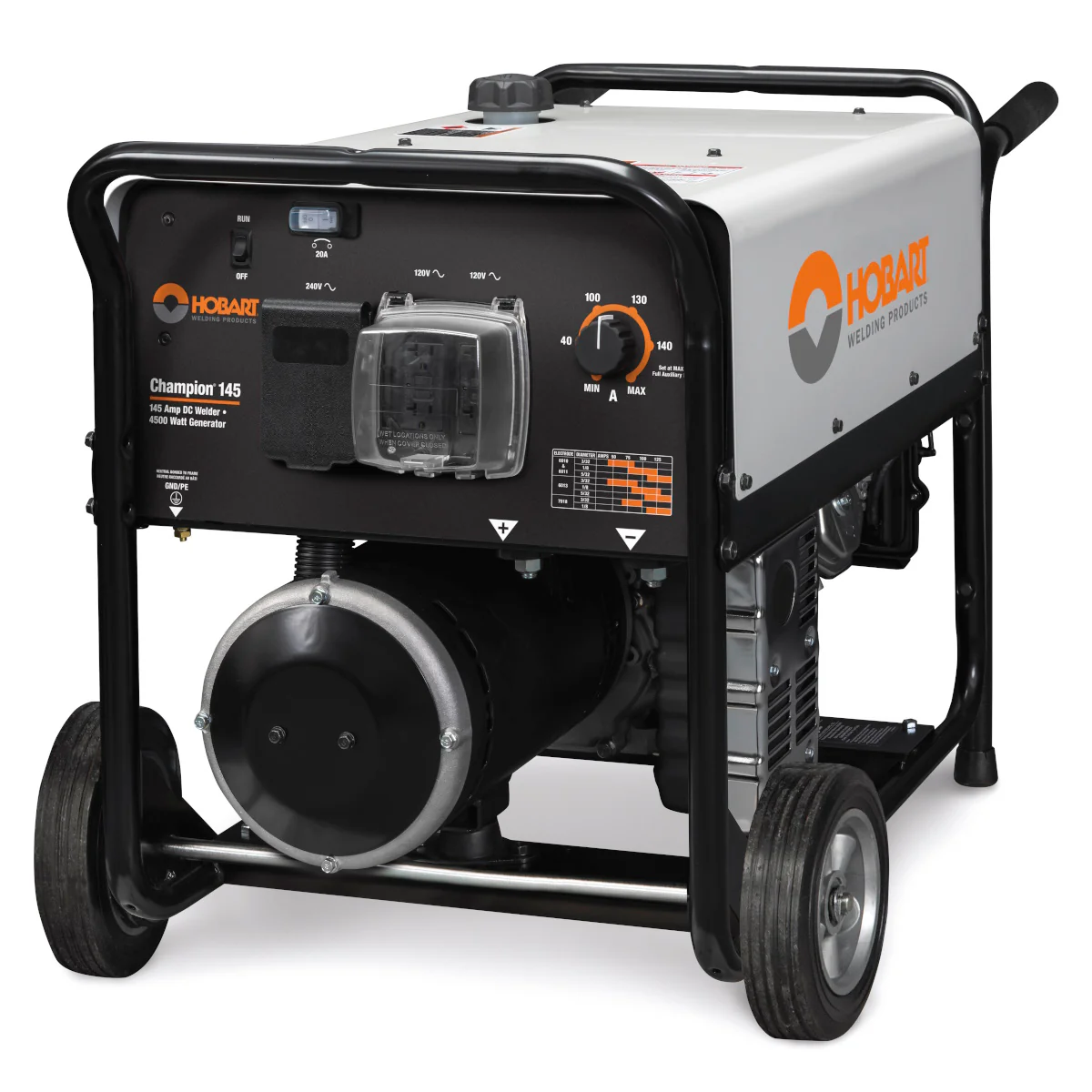 Hobart Champion 145 DC Welder/4500 Watt AC Generator with GFCI (500563) - Image 3
