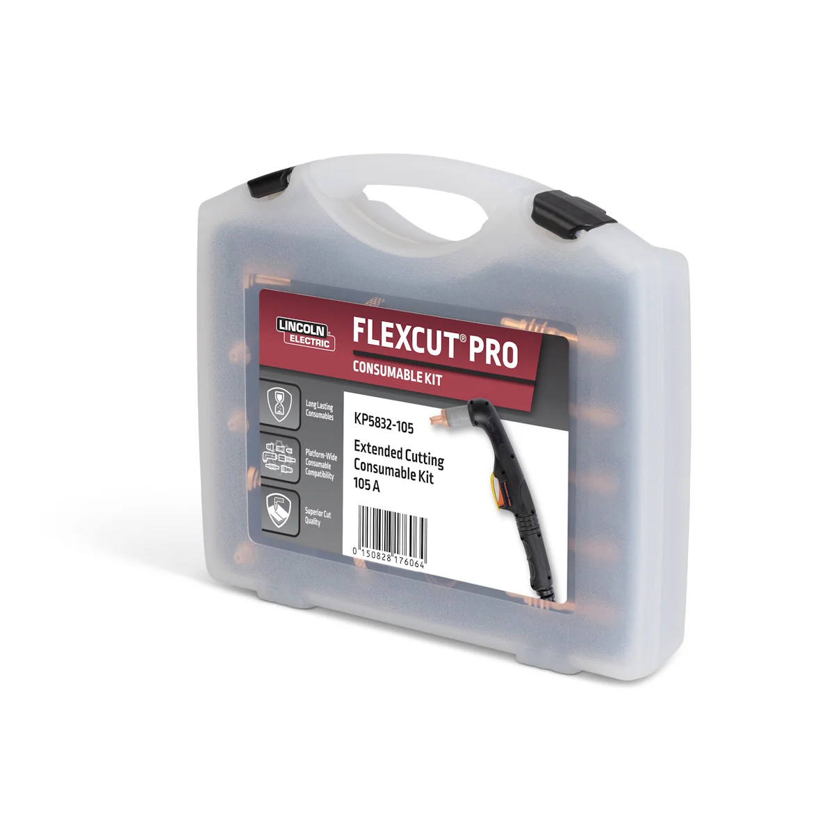 Lincoln FlexCut PRO 105A Extended Cutting Consumables Kit (KP5832-105) - Image 3