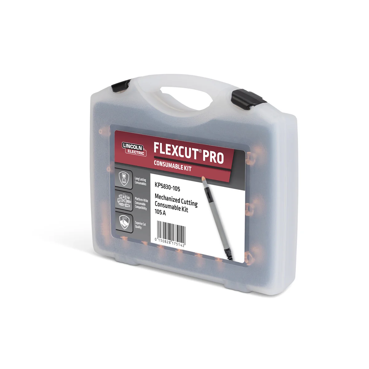 Lincoln FlexCut PRO 105A Mech Cutting Consumables Kit (KP5830-105) - Image 3