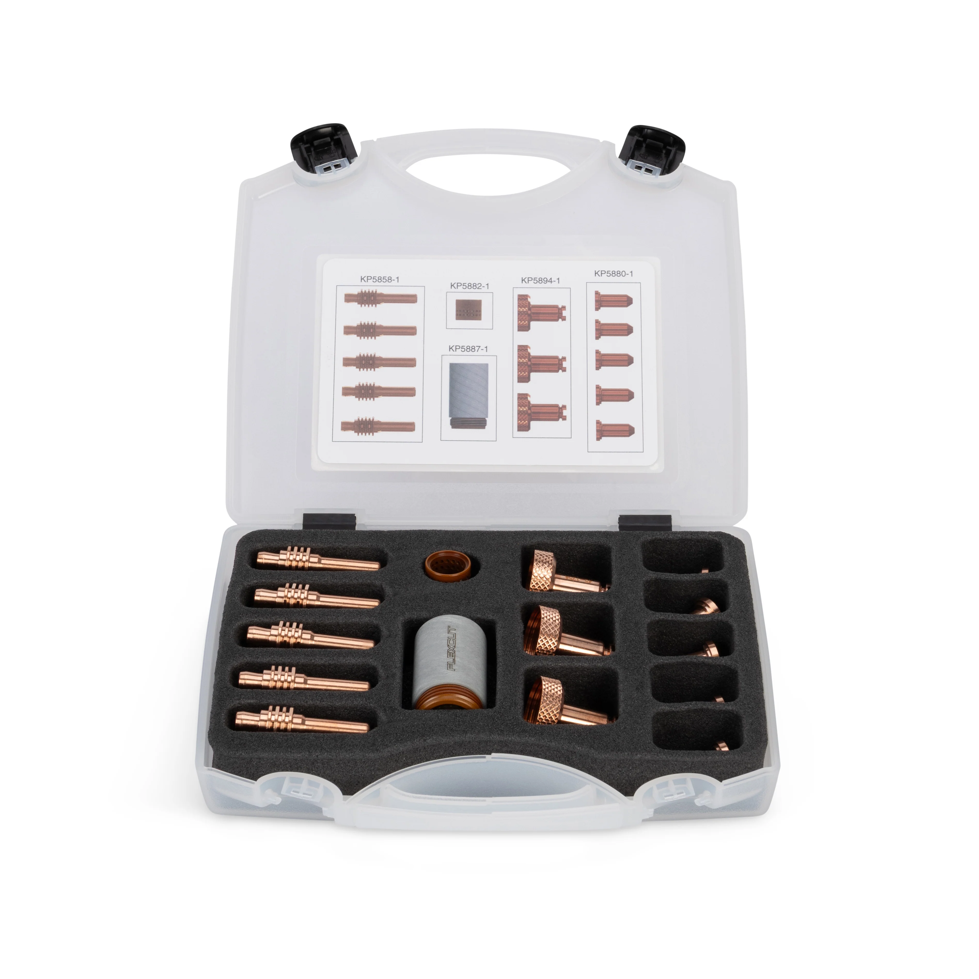 Lincoln FlexCut PRO 125A Extended Cutting Consumables Kit (KP5832-125) - Image 2