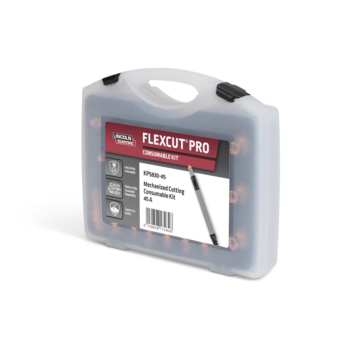 Lincoln FlexCut PRO 45A Mech Cutting Consumables Kit (KP5830-45) - Image 3