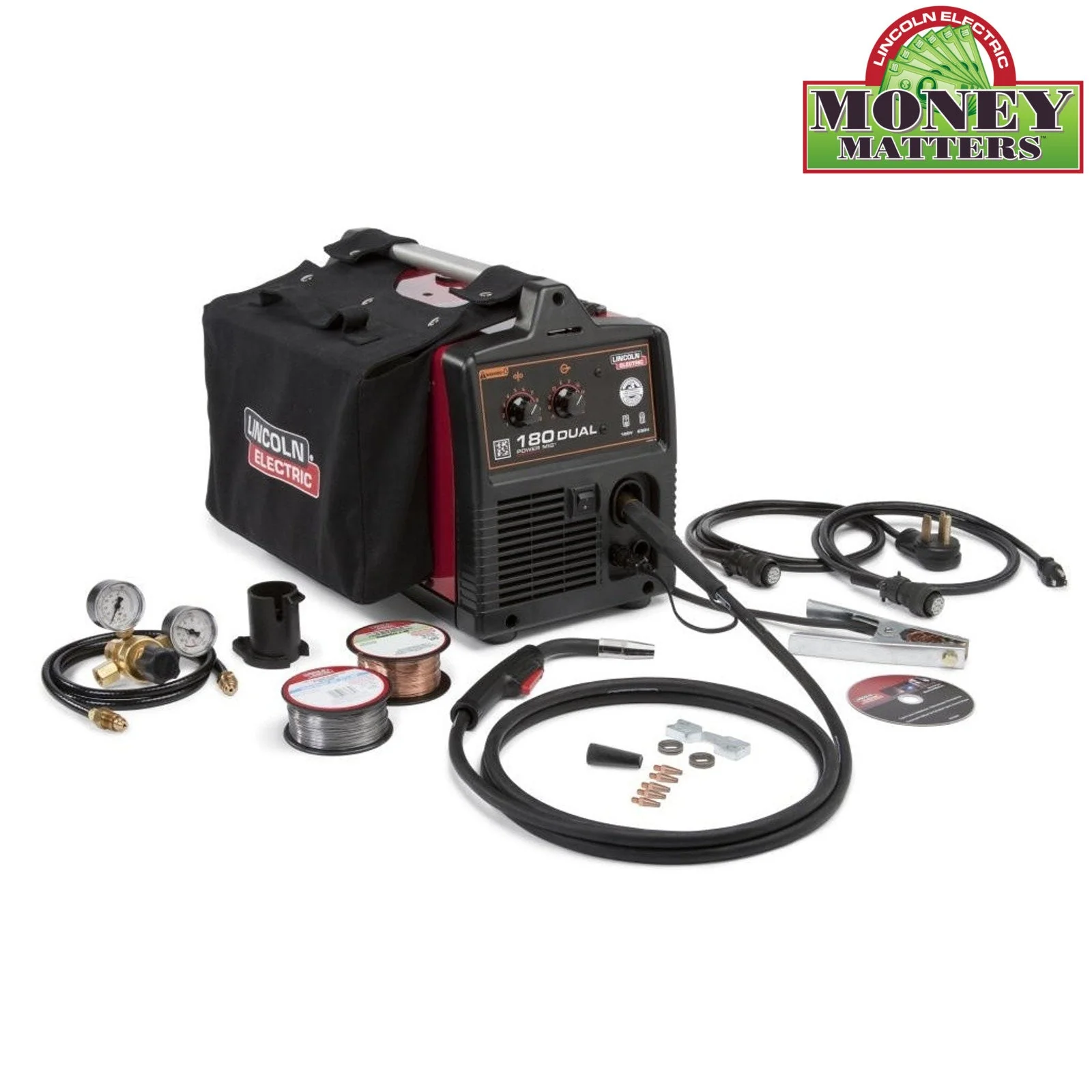 Lincoln Power MIG 180 Dual MIG Welder Package (K3018-2) - Image 4