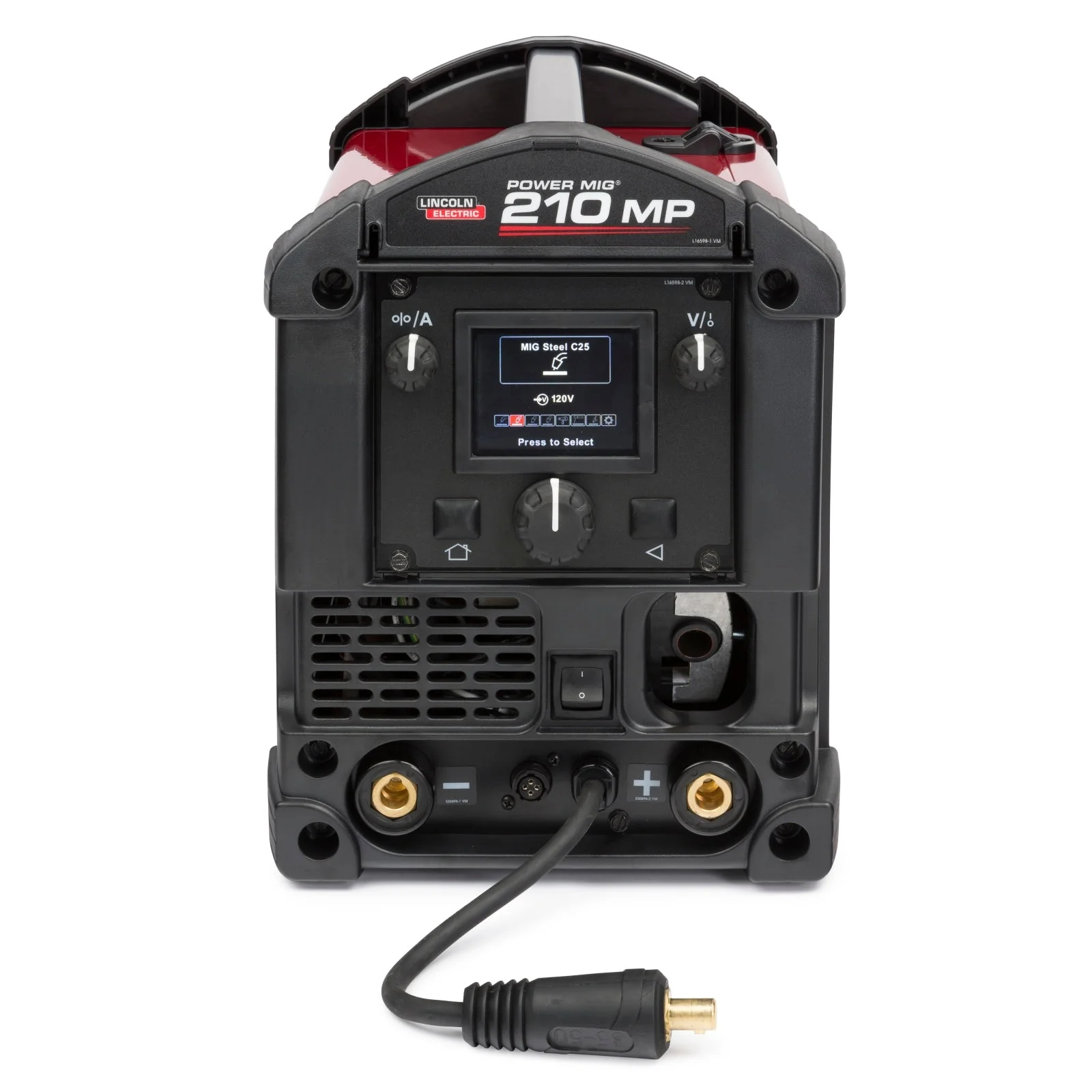 Lincoln Power MIG 210 MP Multi Process Welder with TIG Kit (K4195-2) - Image 3