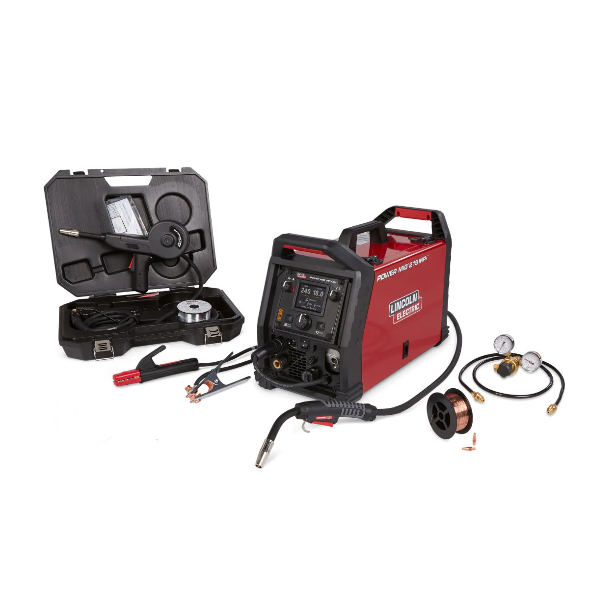 Lincoln Power MIG 215 MPi Multi Process Welder - TIG One Pak (K4878-1) - Image 9
