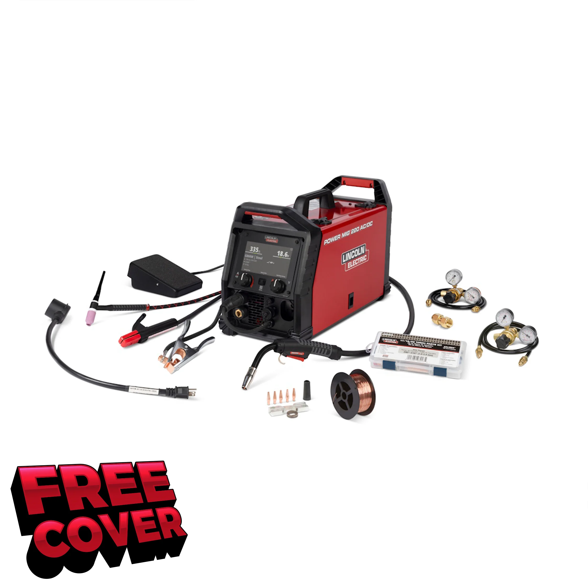 Lincoln Power MIG 220 AC/DC Multi-Process Welder (K5379-1)