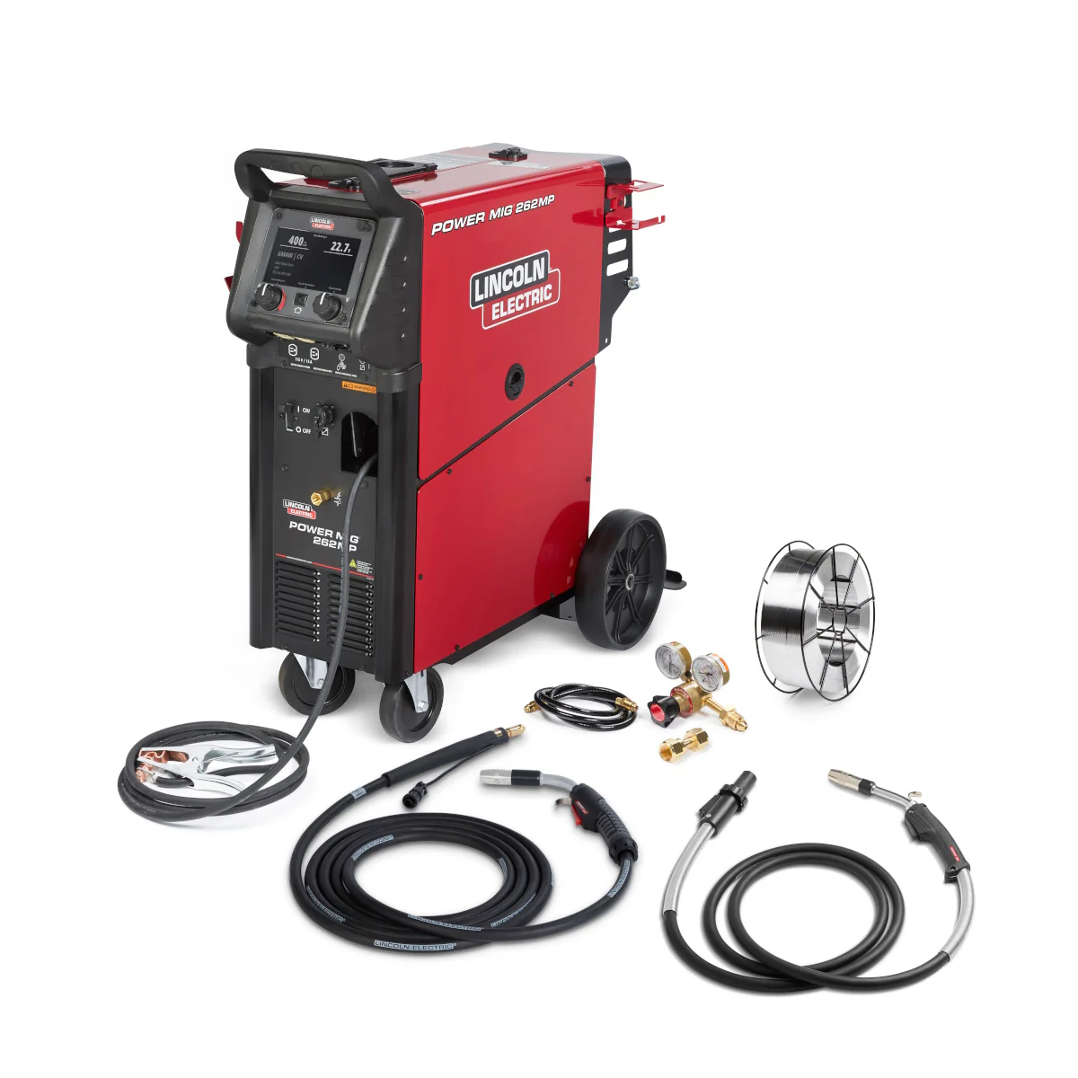 Lincoln Power MIG 262MP Multiprocess Welder w/Pulse Aluminum One-Pak (Push-Gun) (K5637-1) - Image 2