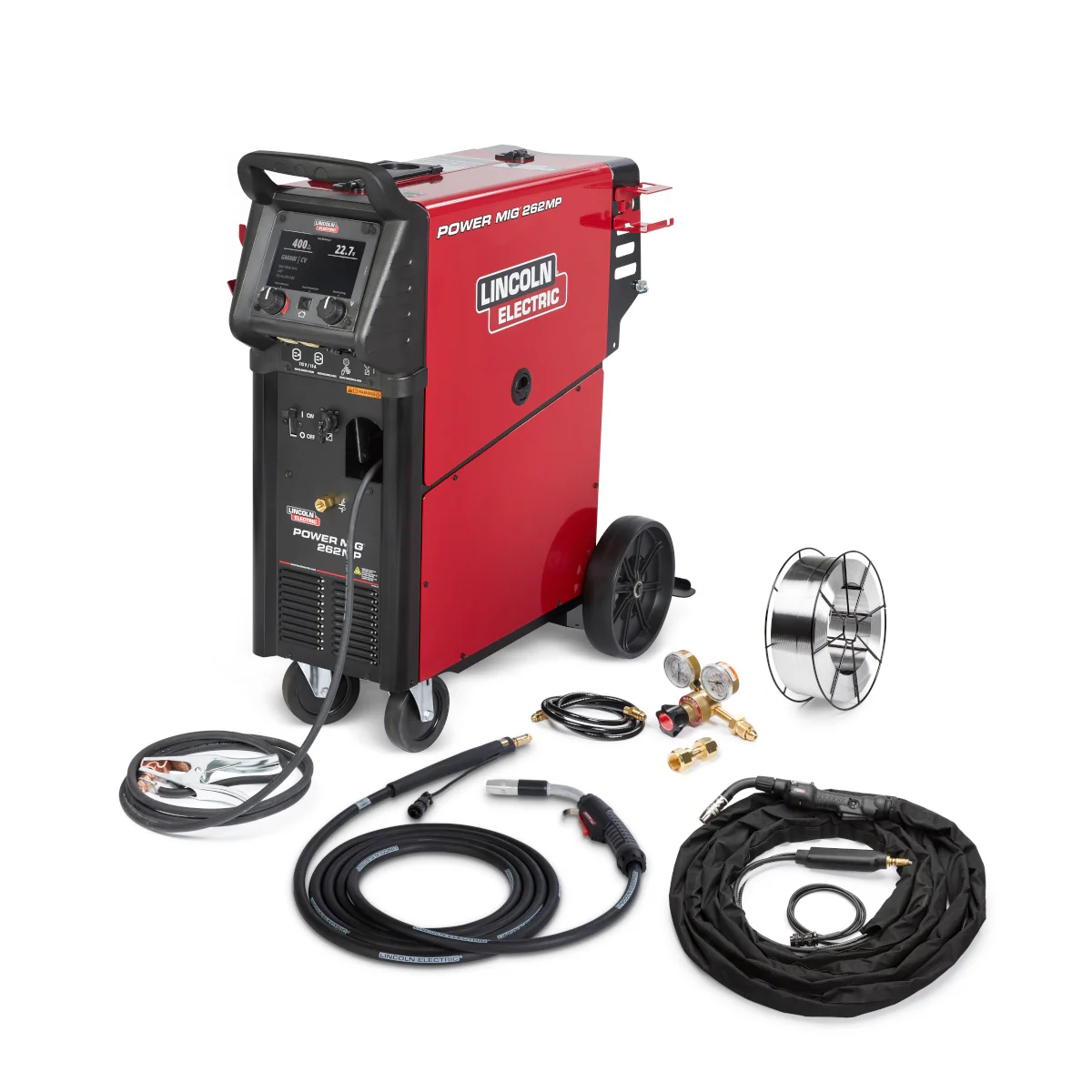 Lincoln Power MIG 262MP Multiprocess Welder w/Pulse Aluminum One-Pak (Push-Pull Gun) (K5638-1) - Image 2