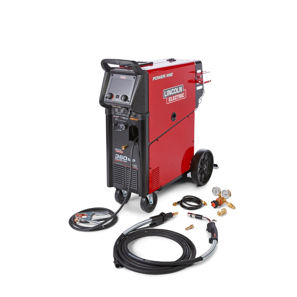Lincoln Power Mig 360 Multiprocess Welder (Aluminum Trailer Mfg One-Pak) (K4662-1) - Image 3