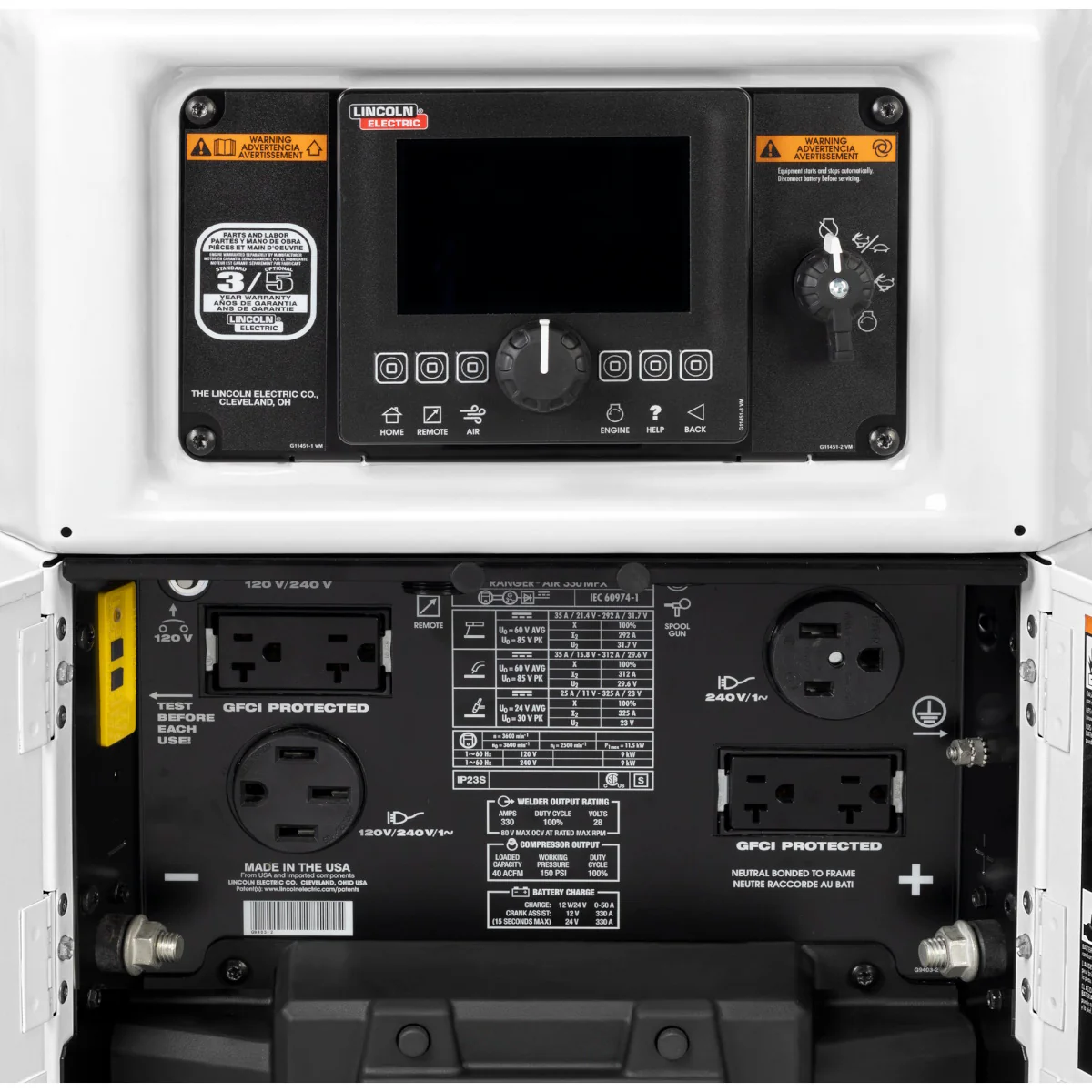 Lincoln Ranger Air 330 MPX Engine Driven Welder (K5239-1) - Image 4