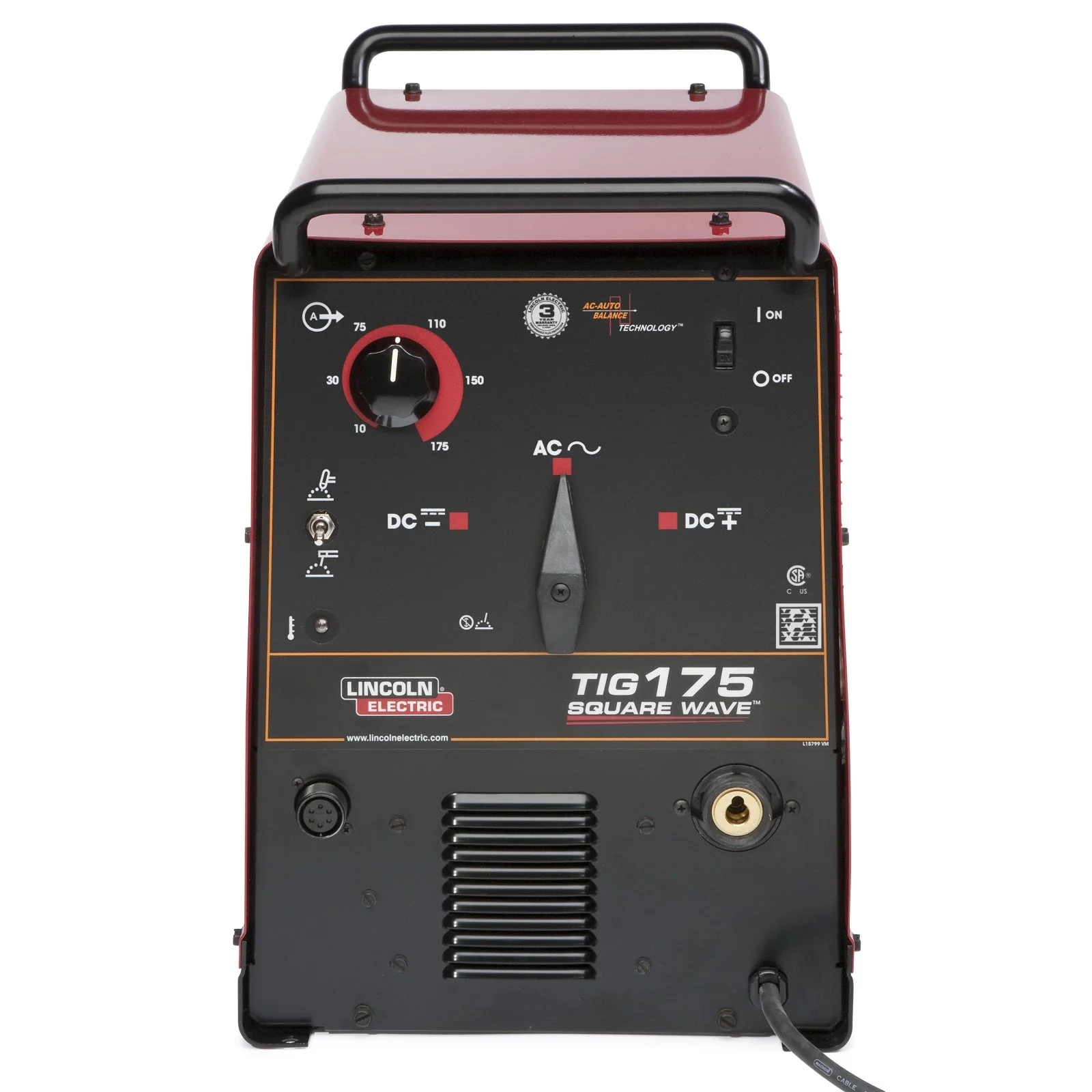 Lincoln Square Wave TIG 175 Welder (K1478-5) - Image 2