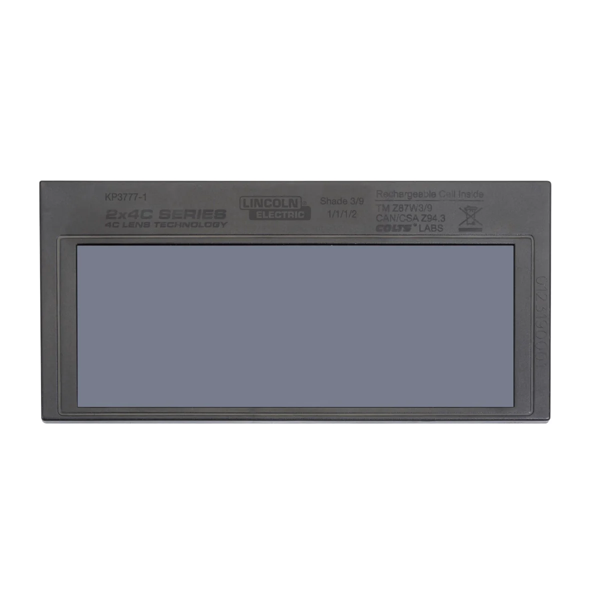 Lincoln Viking 2x4C Series - Auto Darkening Lens - Fixed Shade 9 (KP3777-1) - Image 2