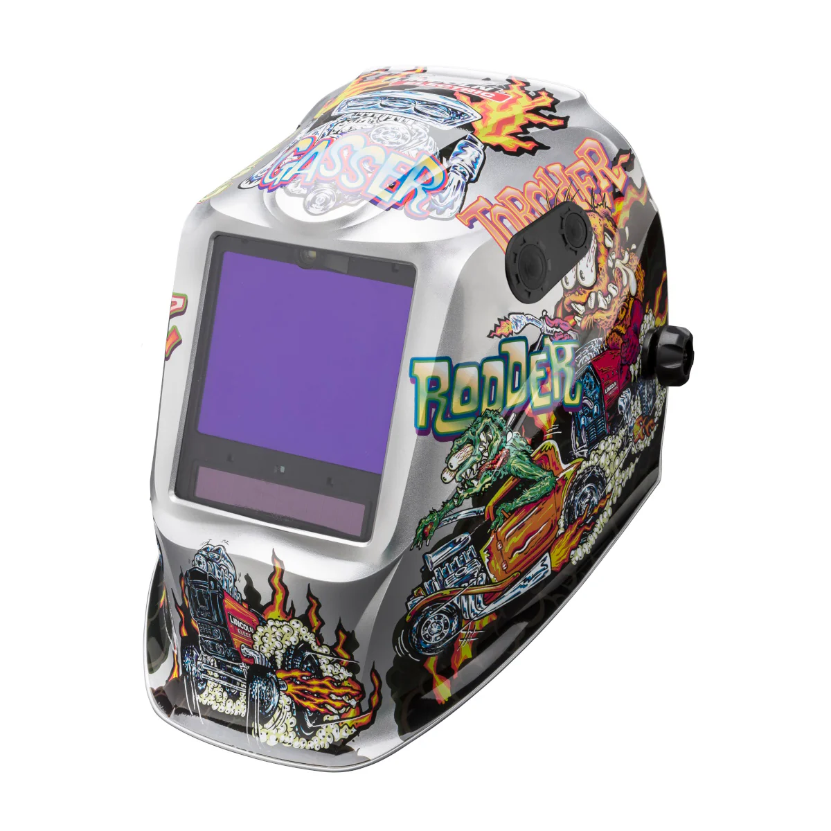 Lincoln Viking 3350 ADV Series Hot Rodders Welding Helmet (K4440-5) - Image 2