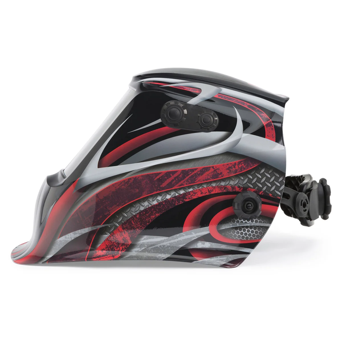 Lincoln Viking 3350 ADV Series Twisted Metal Welding Helmet (K3248-5) - Image 4