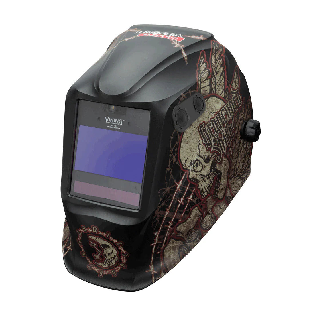 Lincoln Viking Graveyard Shift 2450 ADV Series Helmet (K3099-5) - Image 2
