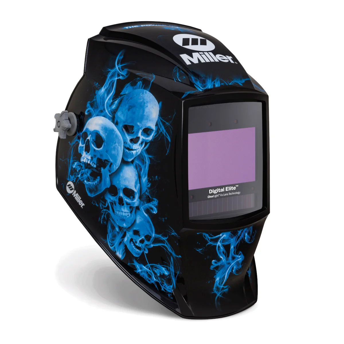 Miller Digital Elite Blue Rage II Welding Helmet w/ClearLight 4X Lens (296774) - Image 2