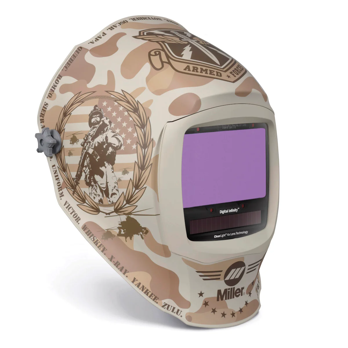 Miller Digital Infinity Honor Welding Helmet w/ClearLight 4X Lens (296785) - Image 2