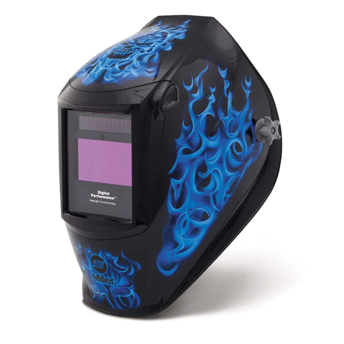 Miller Digital Performance Blue Rage Welding Helmet w/ClearLight 4X Lens (296753) - Image 2