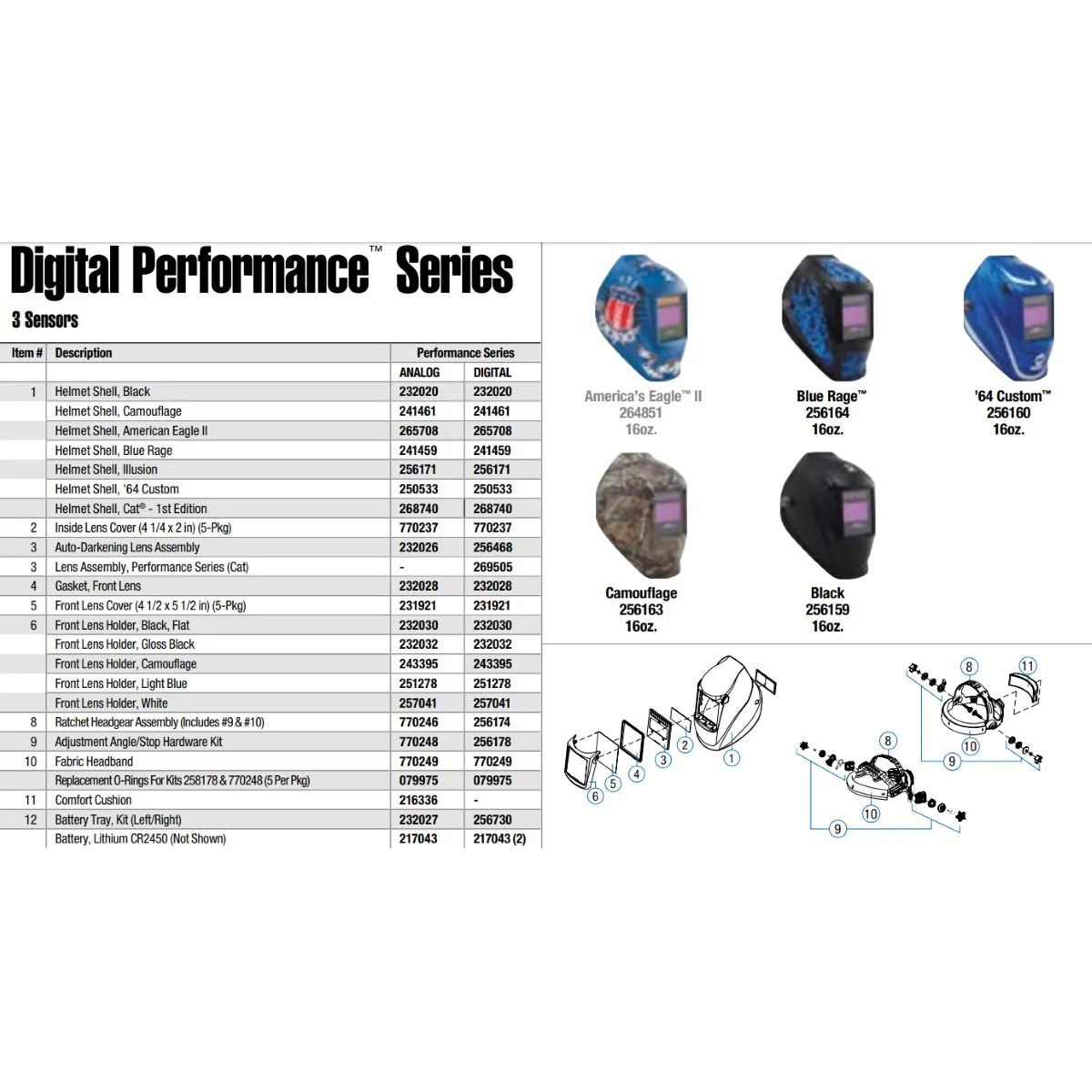 Miller Digital Performance Front Cover Lens Bulk Pkg/50 (231921B) - Image 2