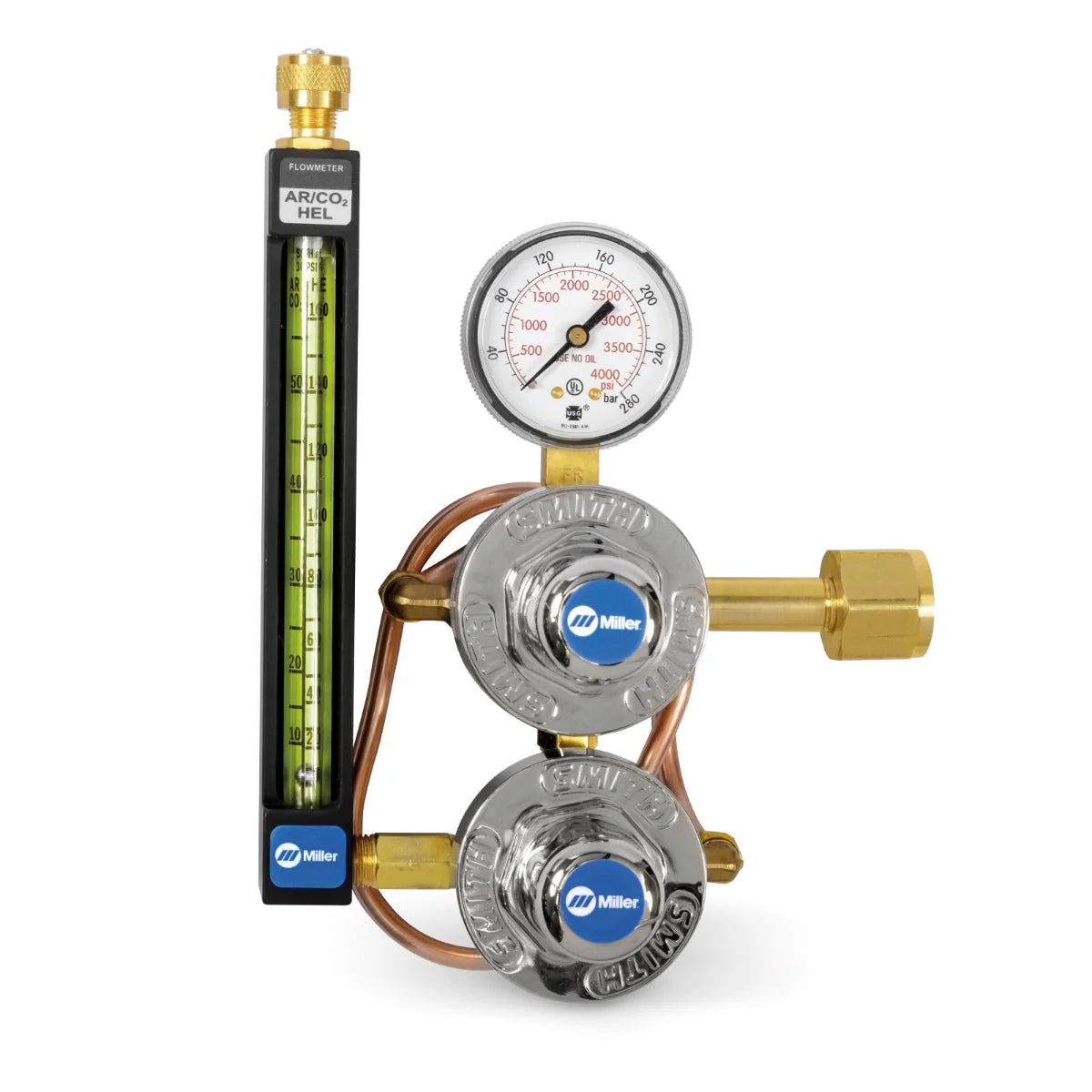 Miller HD Single Stage Argon/CO2 Inert Gas Flowmeter/Regulator (22-XX-580) - Image 4