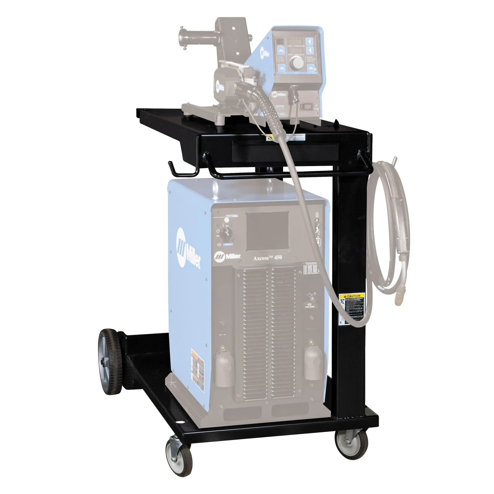 Miller Invision 352 MPa MIG Welder with D-74 Feeder, Accessory Package, and Cart (951500) - Image 2