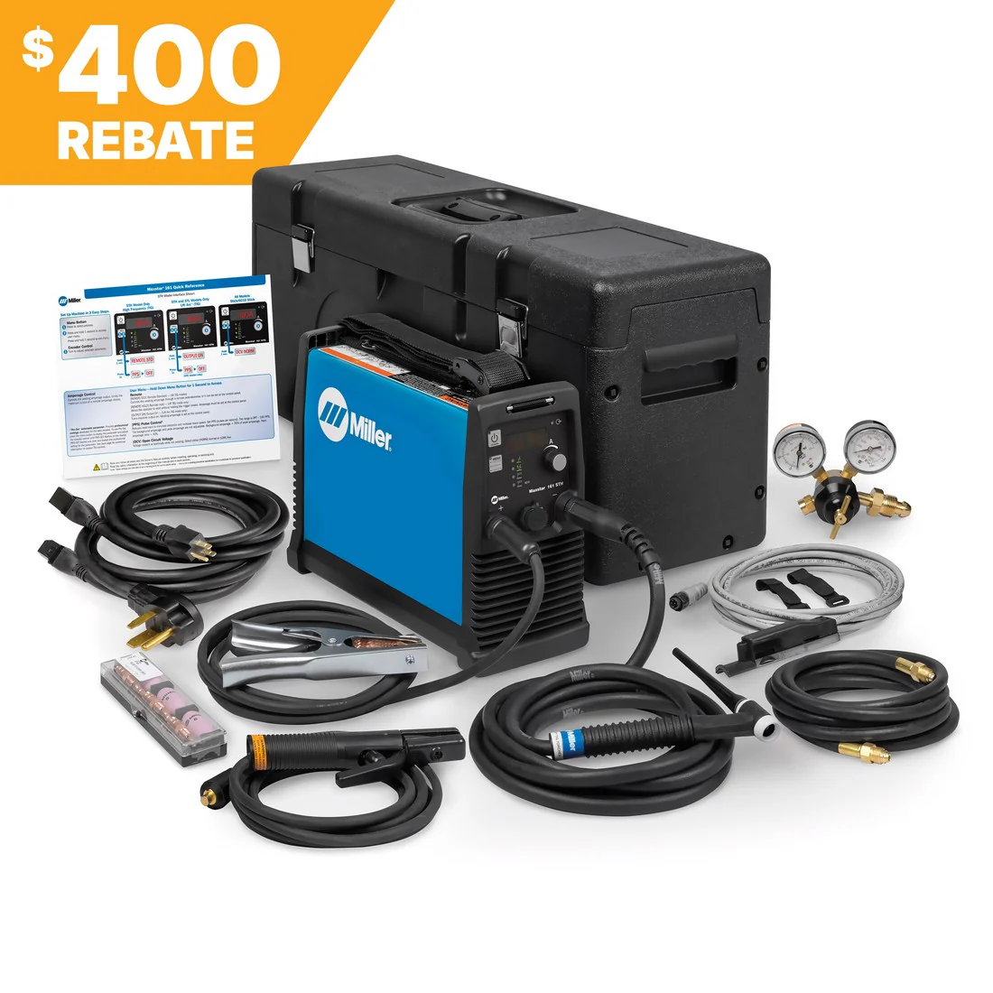 Miller Maxstar 161 STH TIG and Stick Welder with Fingertip Control (907711001)