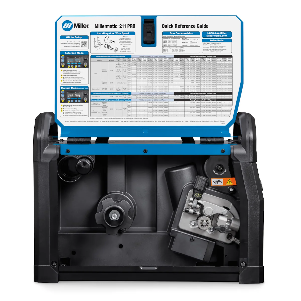 Miller Millermatic 211 PRO MIG Welder with Running Gear (951000073) - Image 4