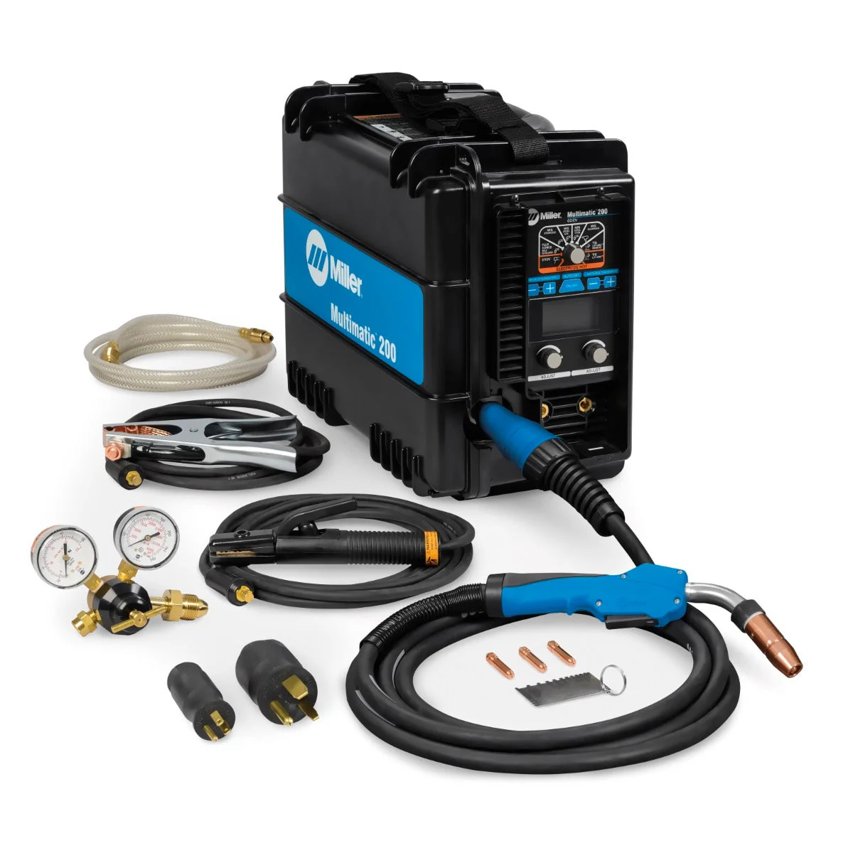 Miller Multimatic 200 Multiprocess Welder, TIG Kit, and Spoolgun (907518) - Image 4