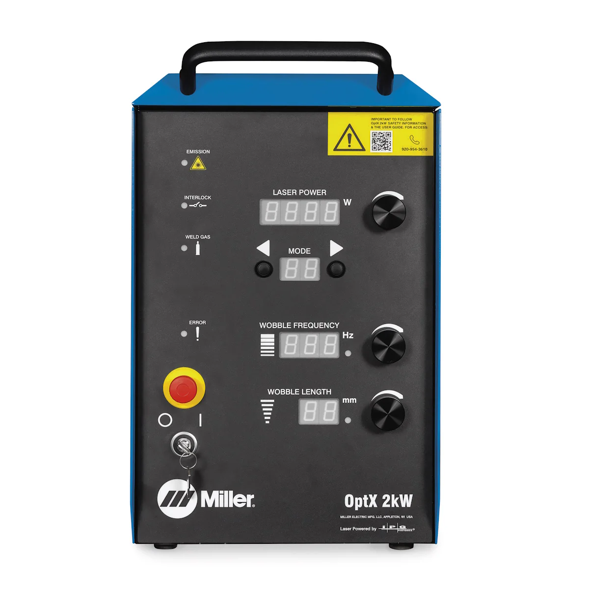 Miller OptX 2kW 240V Handheld Laser Welder Pkg (951000109) - Image 2