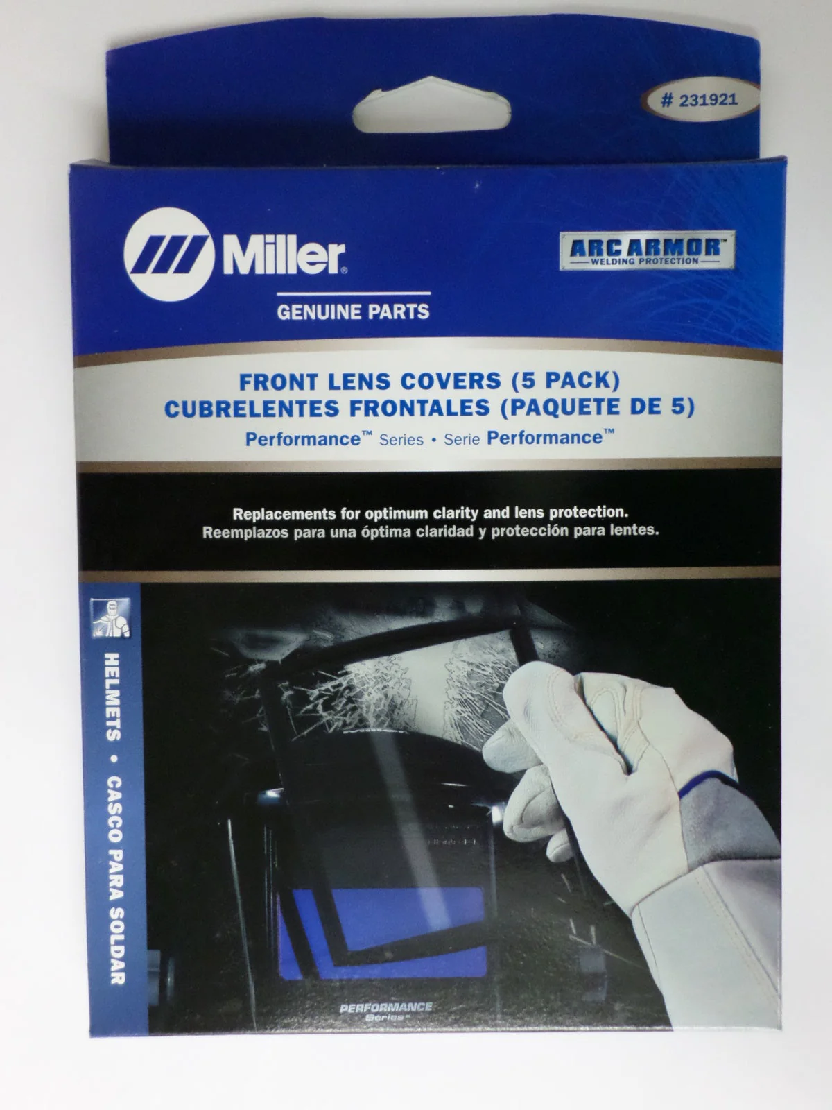 Miller Performance Clear Outside Cover Lens Pkg/5 (231921) - Image 2