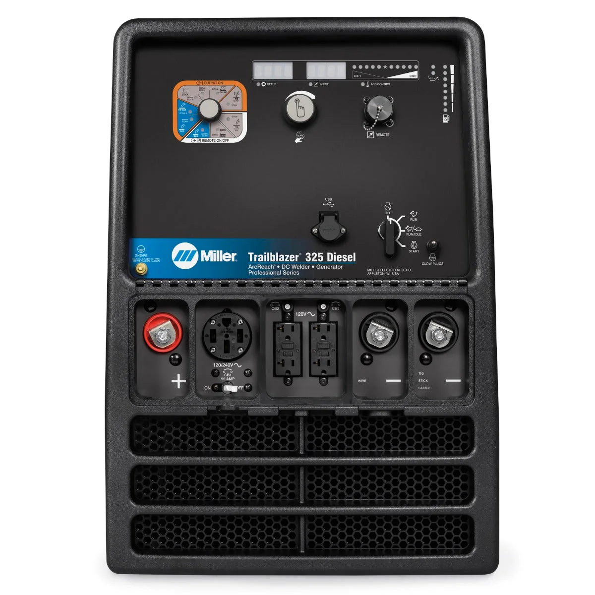 Miller Trailblazer 325 Diesel w/ArcReach, Excel Power, GFCI (907755003) - Image 3