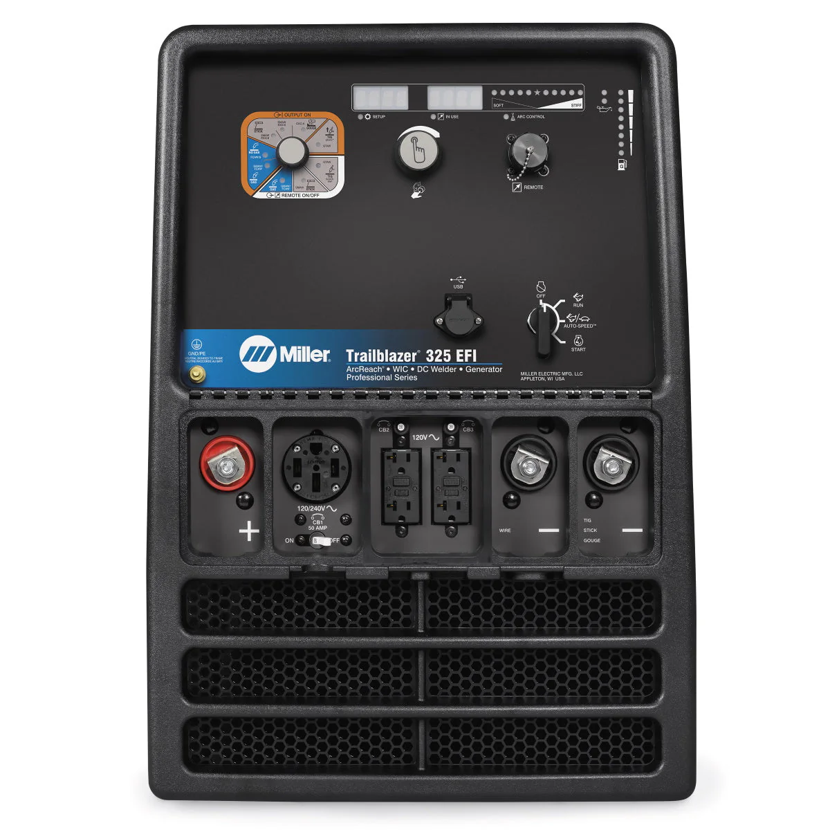Miller Trailblazer 325 EFI Welder/Generator w/GFCI, Excel Power, WIC (907798003) - Image 3