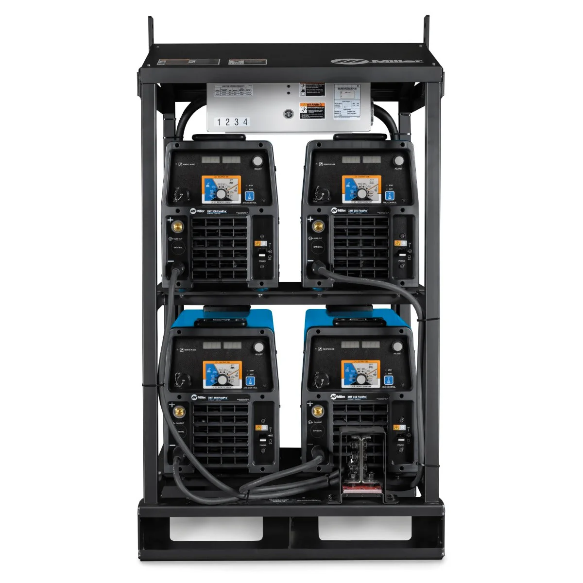 Miller XMT 350 FieldPro ArcReach 4-Pack Rack (907739) - Image 2