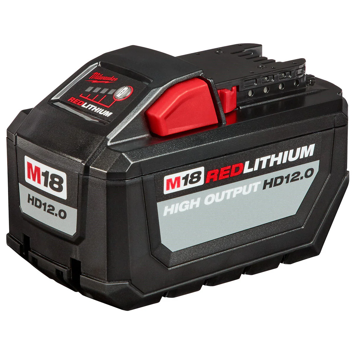 Milwaukee M18 Redlithium High Output HD12.0 Battery Pack w/Rapid Charger (48-59-1200) - Image 3