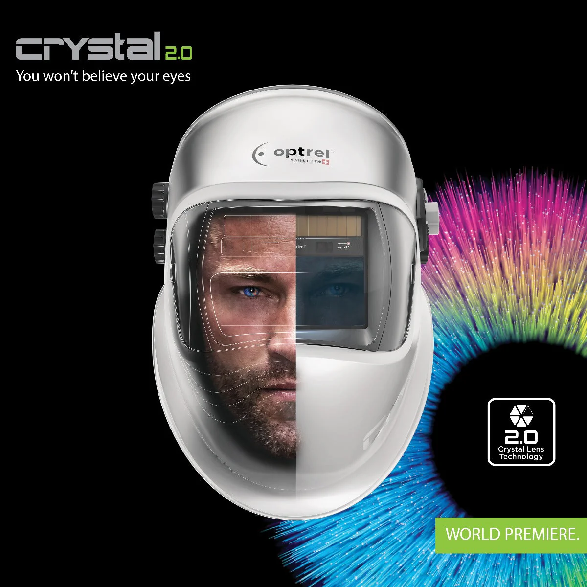 Optrel Black Crystal 2.0 Welding Helmet (1006.901) - Image 2