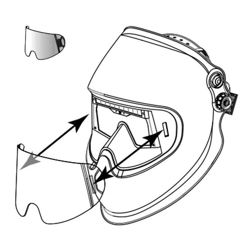 Optrel Panoramaxx Outside Cover Lens Pkg/5 (5000.270) - Image 2
