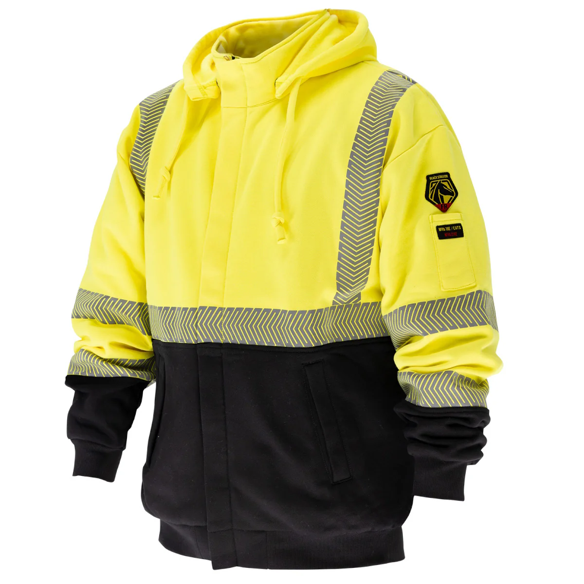 Revco Black Stallion 12oz Hi Vis AR/FR Cotton Full Zip Sweatshirt (JF2045-HY)
