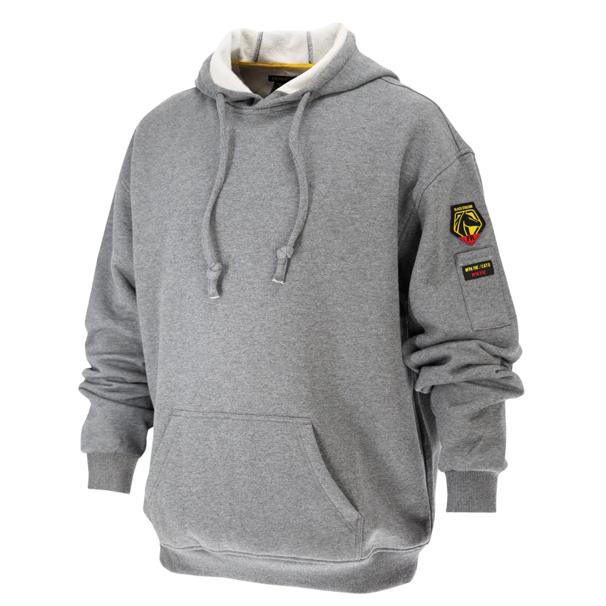 Revco Black Stallion 12oz AR/FR Gray Cotton Pullover Hooded Sweatshirt (JF1340-GY)