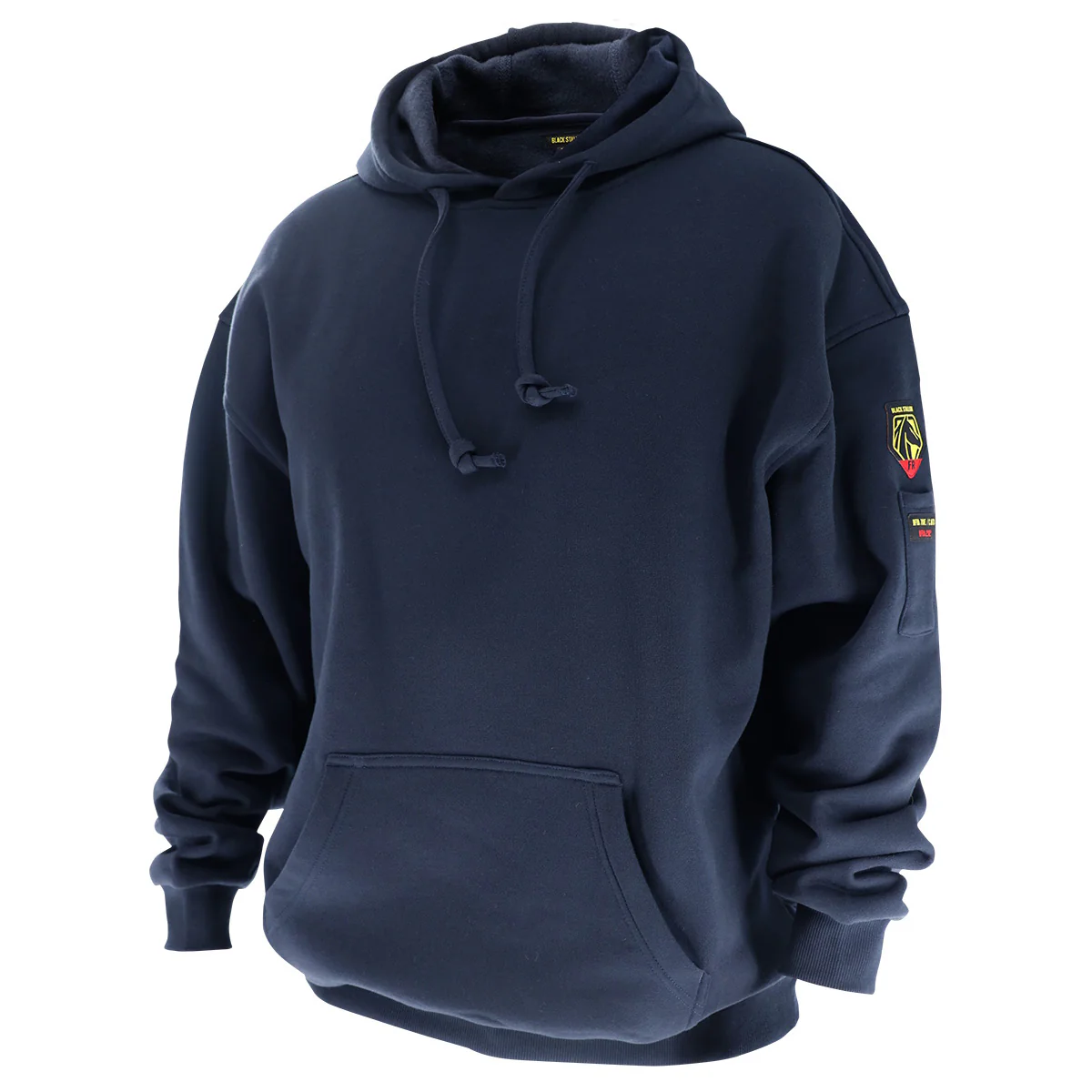 Revco Black Stallion 12oz AR/FR Navy Cotton Pullover Hooded Sweatshirt (JF1340-NV)