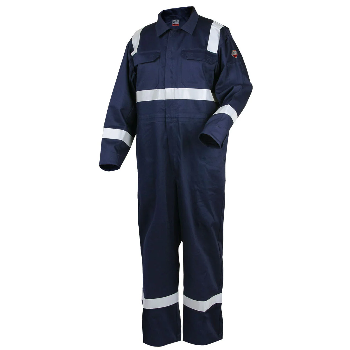 Revco Black Stallion 9oz Deluxe Navy FR Cotton Coveralls w/Reflective Tape (CF2216-NV) - Image 5