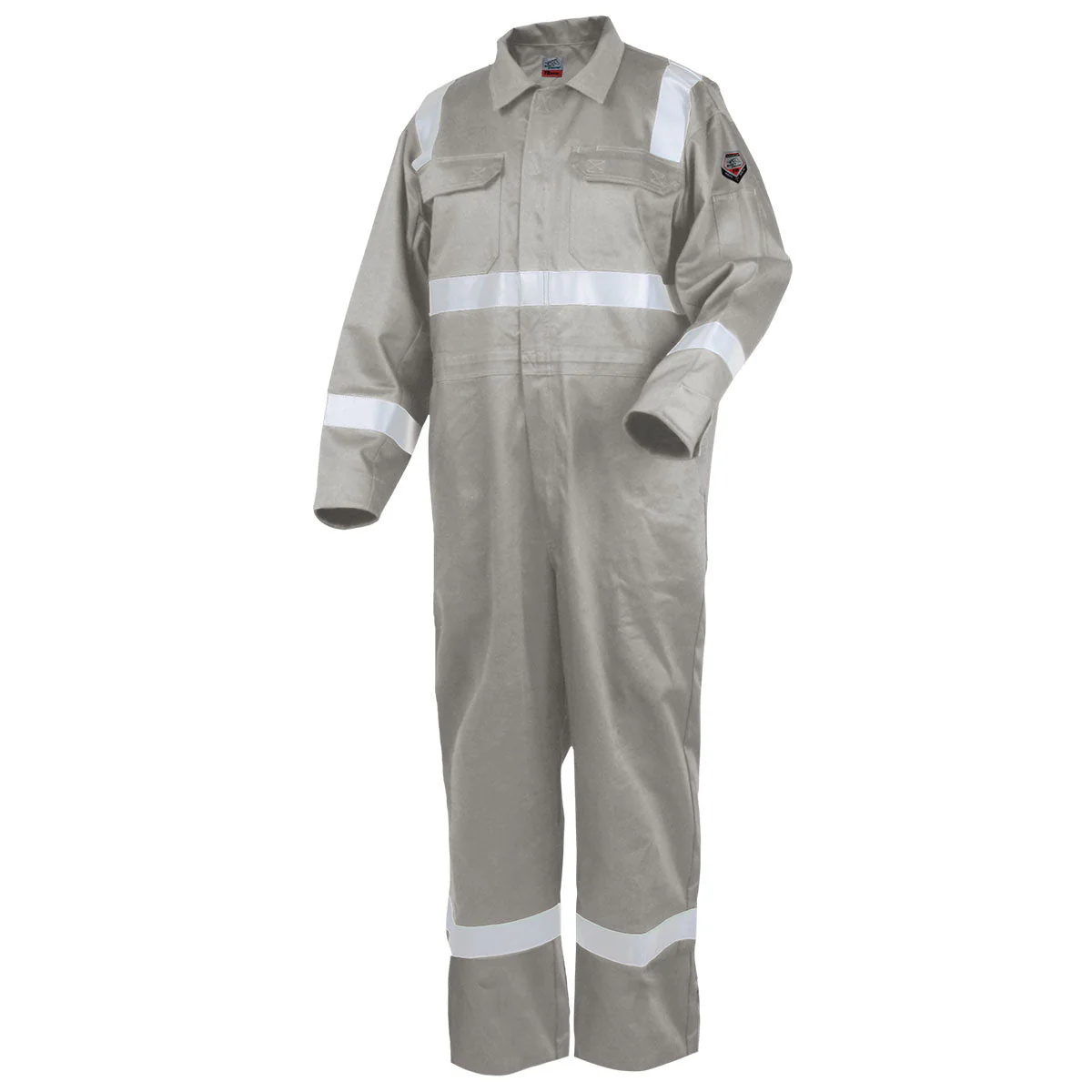 Revco Black Stallion 9oz Deluxe Stone FR Cotton Coveralls w/Reflective Tape (CF2216-ST) - Image 6